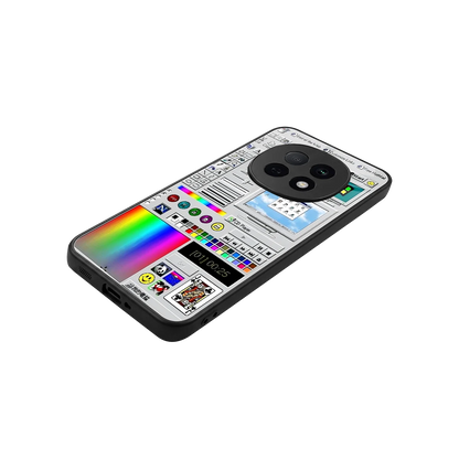 Paint Retro stylish phone case for oppo f29 pro 5g | glossy glass and slim fit