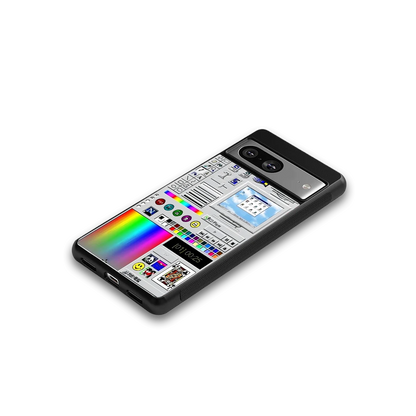 Paint Retro google pixel 8 mobile cover | shockproof glass phone case