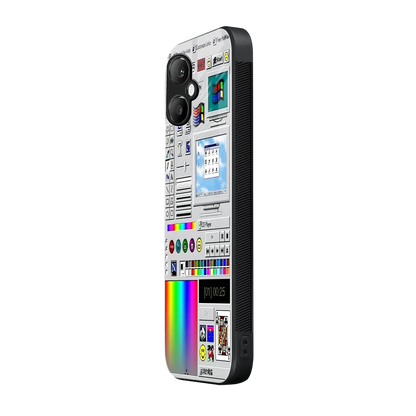 Paint Retro samsung galaxy a06 5g mobile cover | shockproof glass phone case