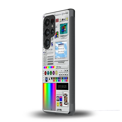 Paint Retro samsung galaxy s26 ultra mobile cover | shockproof glass phone case