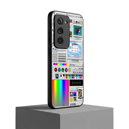 Paint Retro redmi 15 5g mobile cover | shockproof glass phone case
