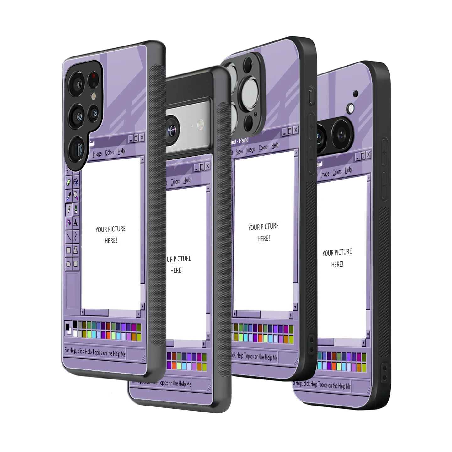 Polaroid Personalised Glass Phone Case