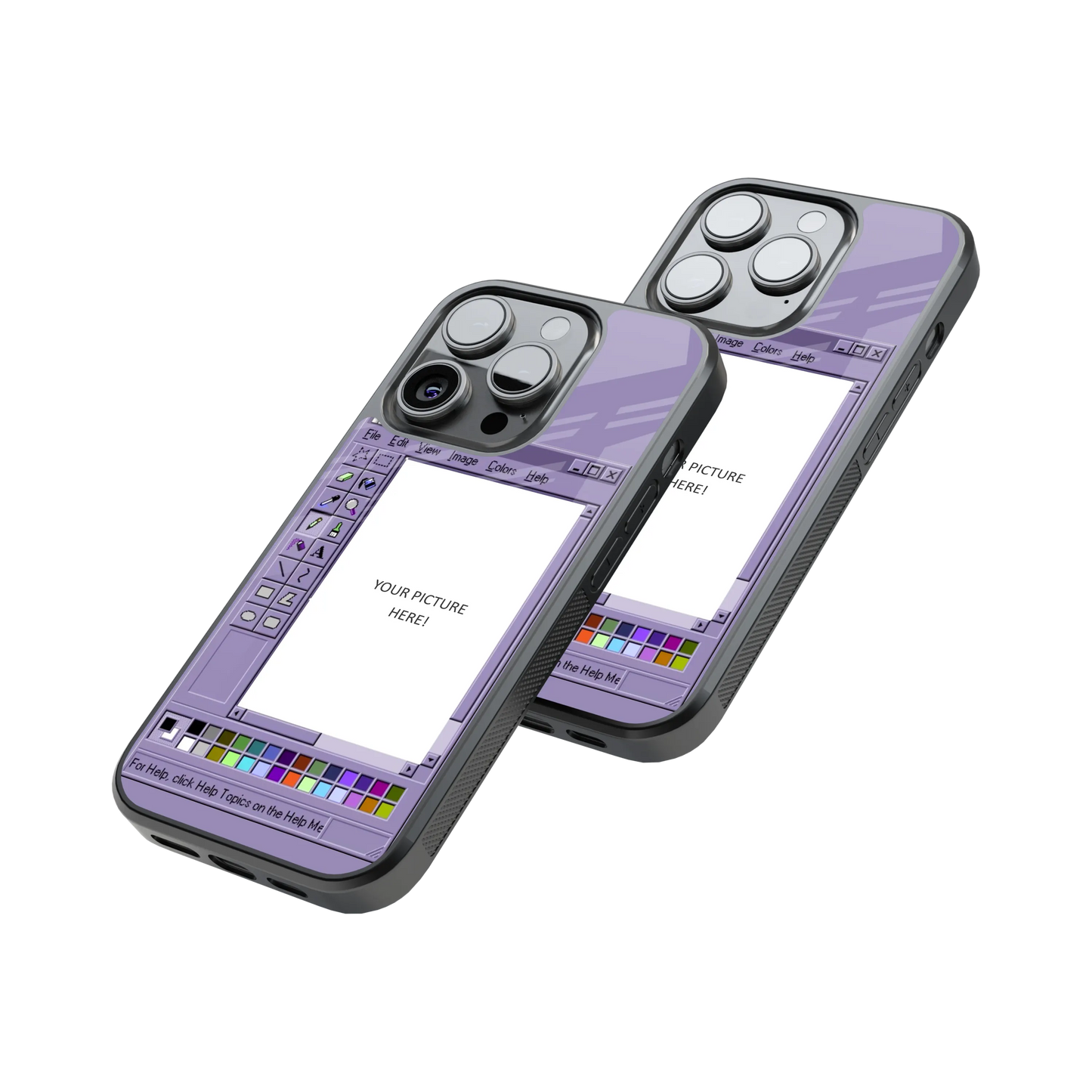 Polaroid Personalised Glass Phone Case