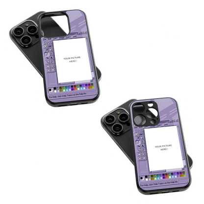 Polaroid Personalised Glass Phone Case