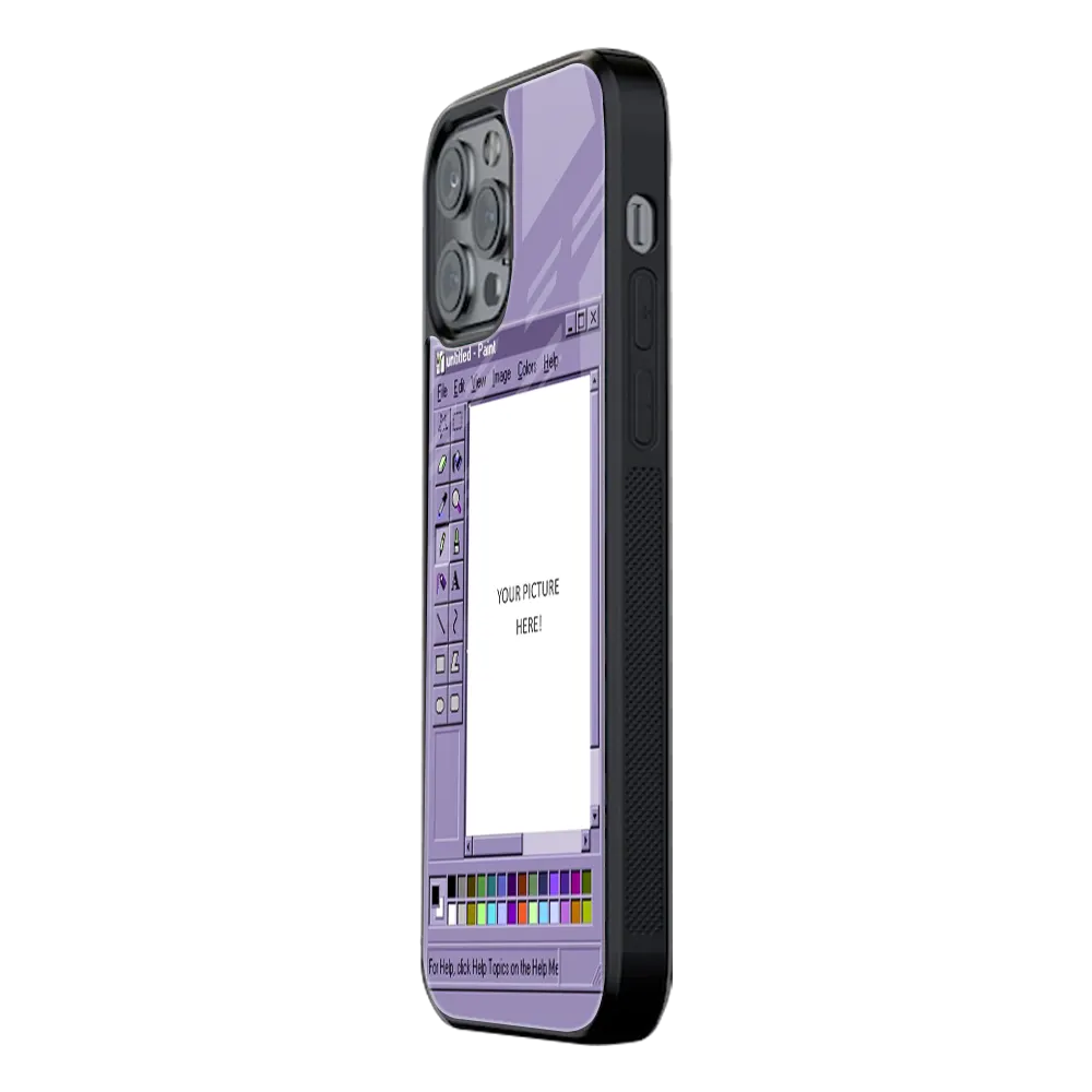 Polaroid Personalised Glass Phone Case