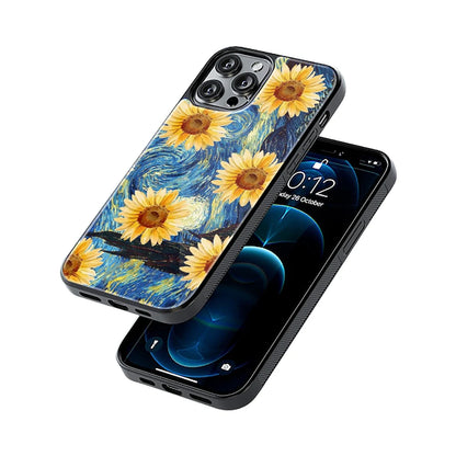 Protective Glass Back Phone Case Compatible with iPhone, Samsung, OnePlus, Pixel & More