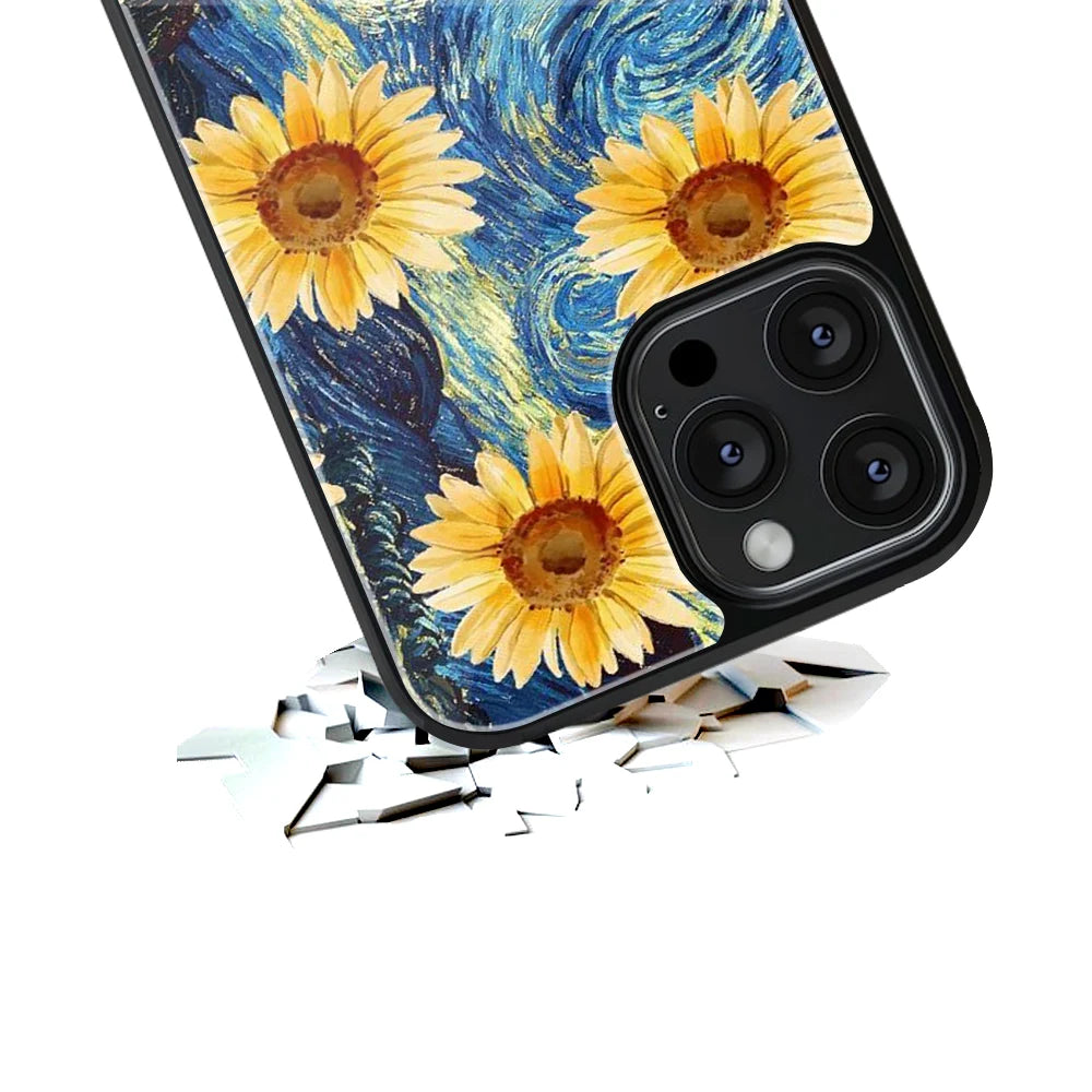 Durable Glass Back Mobile Case for iPhone, Samsung, OnePlus, Google Pixel, Redmi, Vivo, Oppo