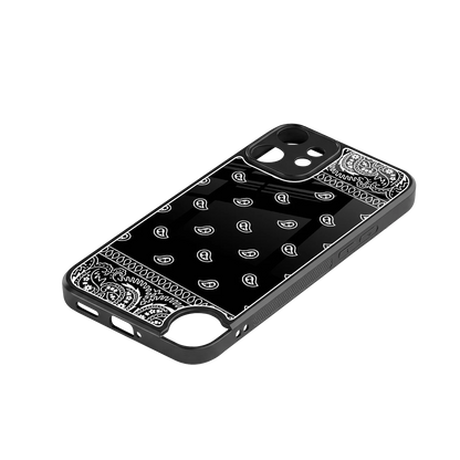 Paisley Black stylish phone case for cmf nothing phone 2 pro | glossy glass and slim fit
