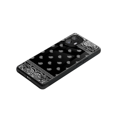 Paisley Black stylish phone case for nothing phone 2 | glossy glass and slim fit