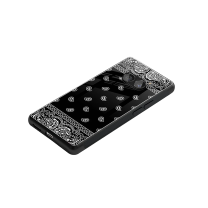 Paisley Black stylish phone case for nothing phone 2a plus | glossy glass and slim fit