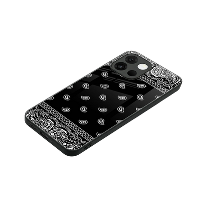 Paisley Black stylish phone case for oneplus 13s | glossy glass and slim fit