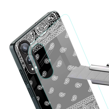 Paisley Black stylish phone case for oneplus nord ce 4 lite | glossy glass and slim fit