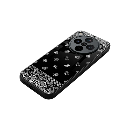 Paisley Black stylish phone case for oppo find x8 | glossy glass and slim fit