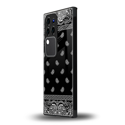 Paisley Blackvivo v30 pro mobile cover | shockproof glass phone case