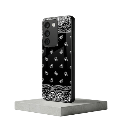 Paisley Black vivo y200 5g mobile cover | shockproof glass phone case
