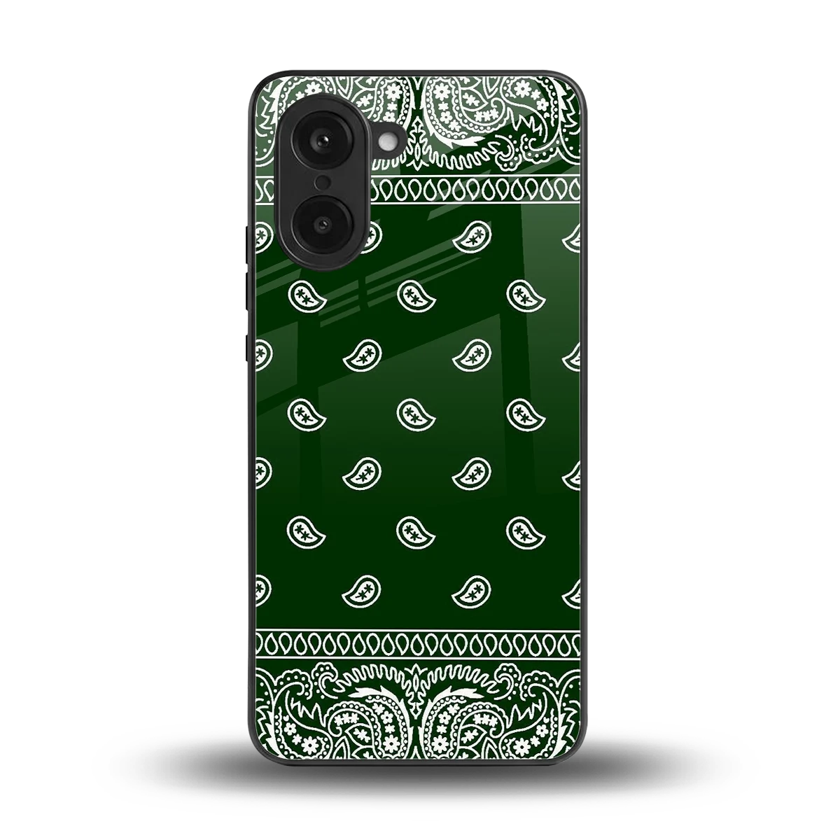 Paisley Green back phone cover | glass case for oneplus nord ce5 5g