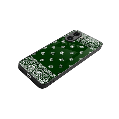 Paisley Green stylish phone case for oneplus nord ce5 5g | glossy glass and slim fit