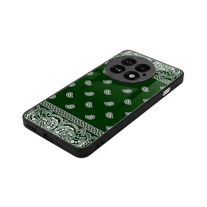 Paisley Green stylish phone case for oneplus 13 | glossy glass and slim fit