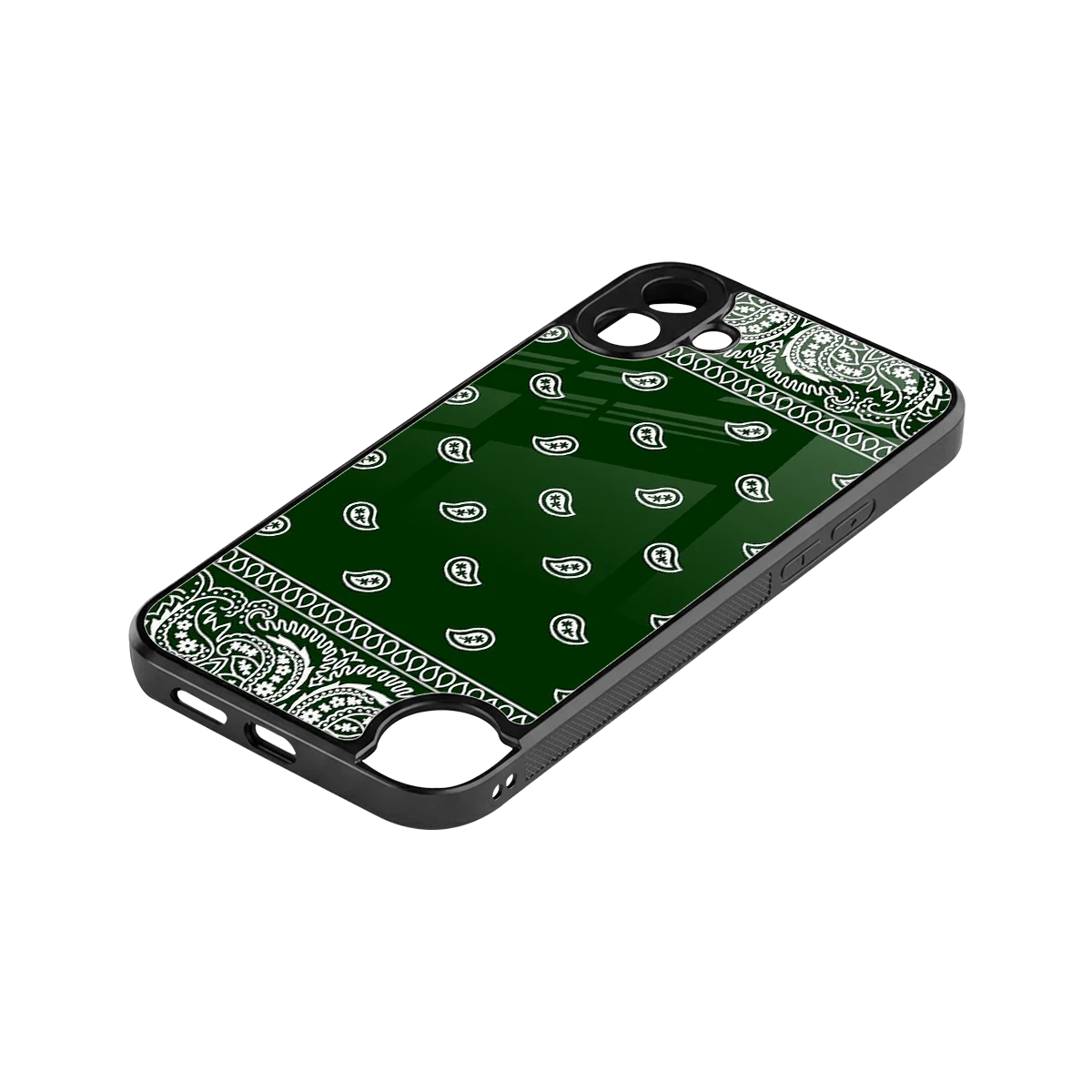 Paisley Green stylish phone case for cmf nothing phone 1 | glossy glass and slim fit