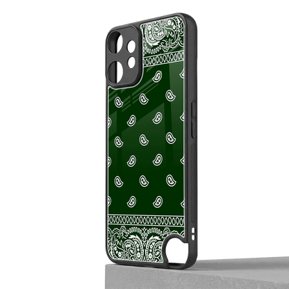 Paisley Green cmf nothing phone 2 pro mobile cover | shockproof glass phone case