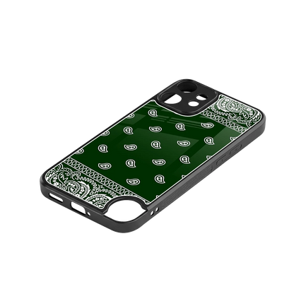 Paisley Green stylish phone case for cmf nothing phone 2 pro | glossy glass and slim fit