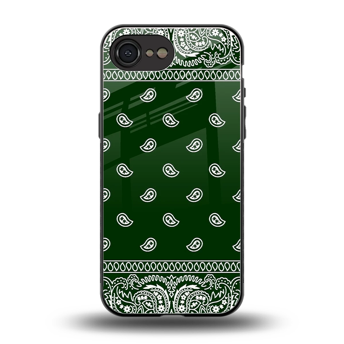 Paisley Green back phone cover | glass case for iphone 16e