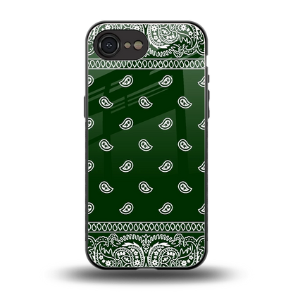 Paisley Green back phone cover | glass case for iphone 16e