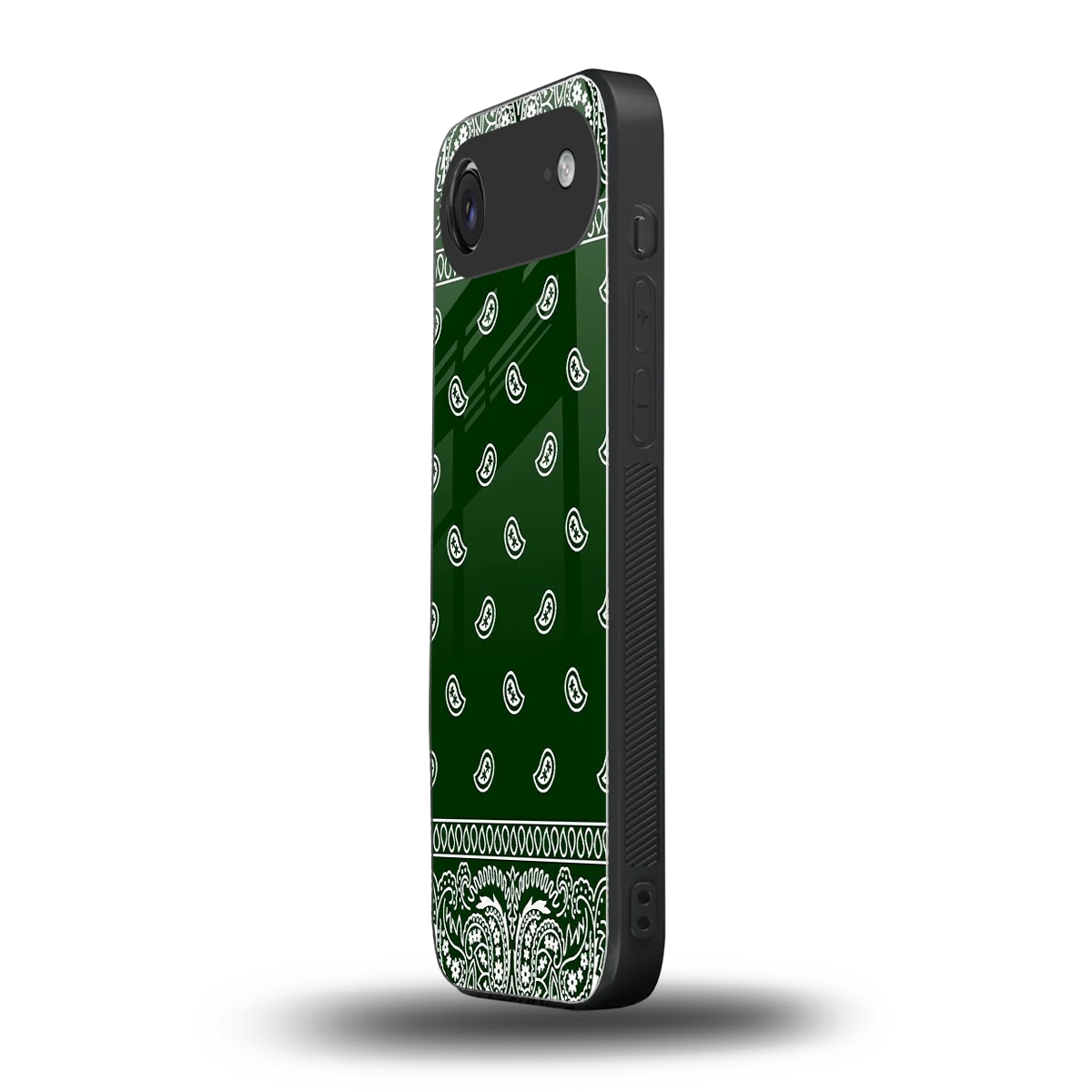 Paisley Green iphone air mobile cover | shockproof glass phone case