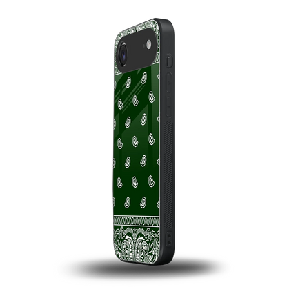 Paisley Green iphone air mobile cover | shockproof glass phone case