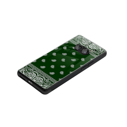 Paisley Green stylish phone case for nothing phone 2a plus | glossy glass and slim fit