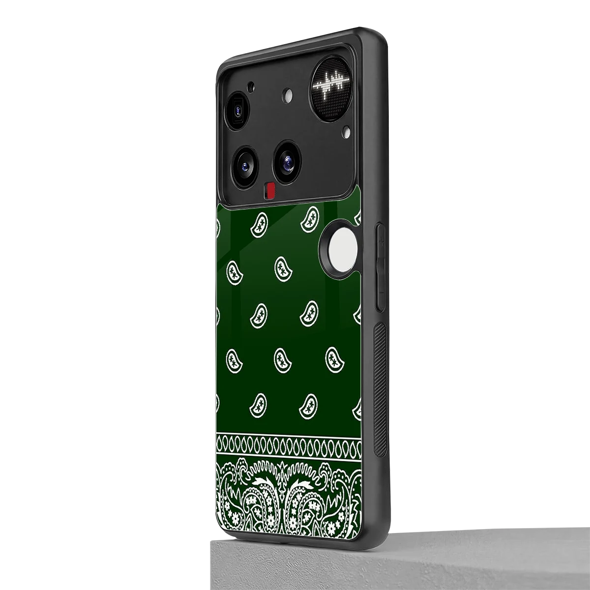 Paisley Green nothing phone 3 mobile cover | shockproof glass phone case