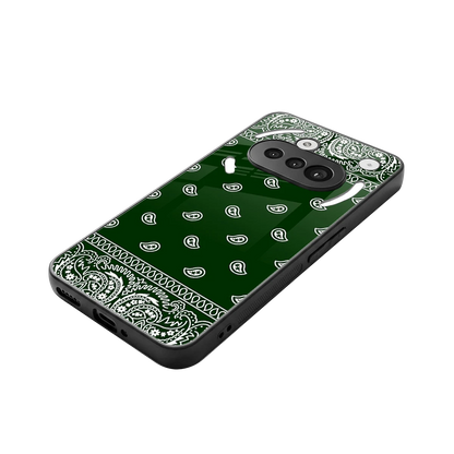 Paisley Green stylish phone case for nothing phone 3a | glossy glass and slim fit