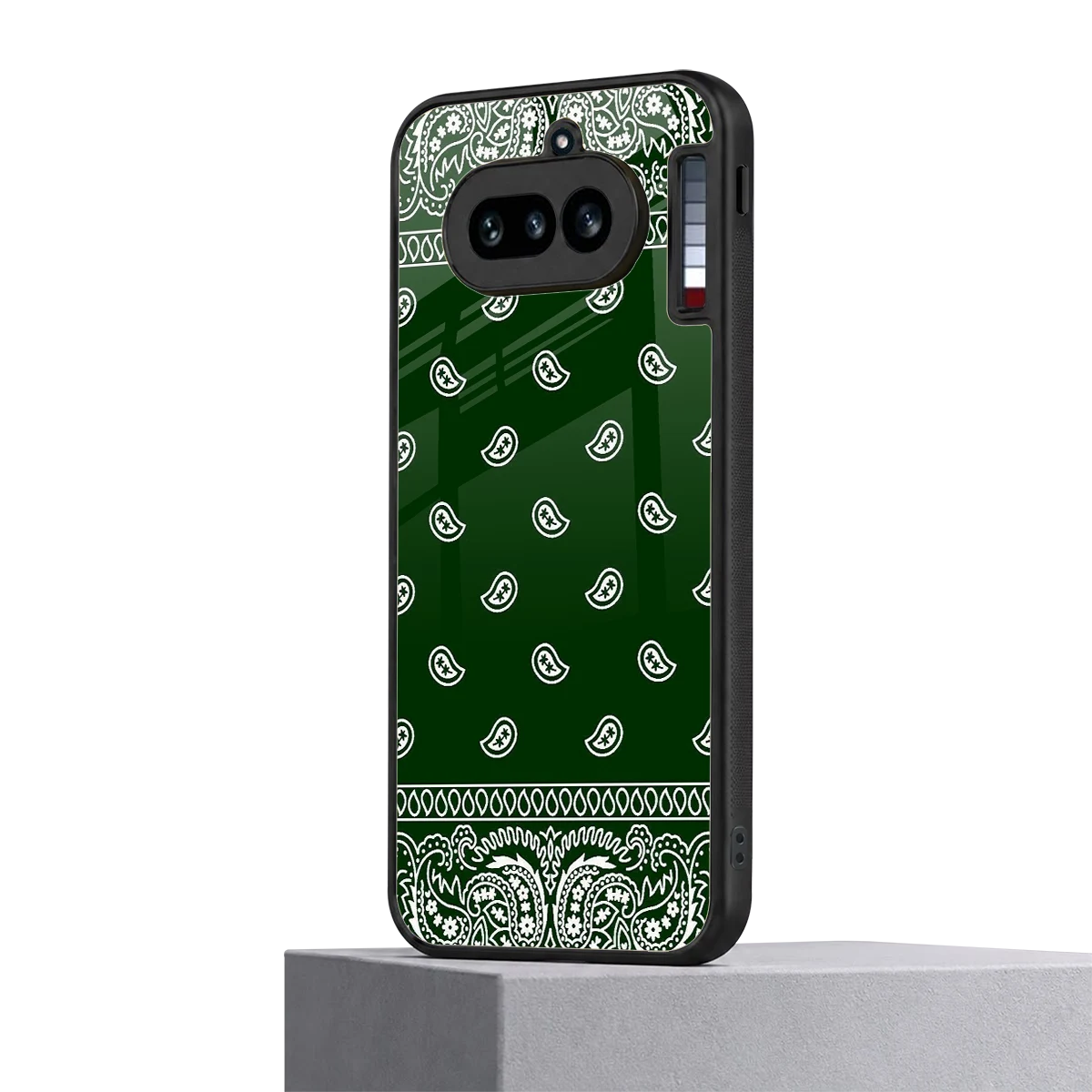 Paisley Green nothing phone 4a mobile cover | shockproof glass phone case