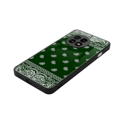 Paisley Green stylish phone case for oneplus 13r | glossy glass and slim fit