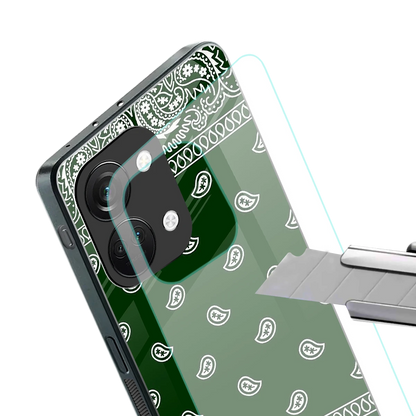 Paisley Green stylish phone case for oneplus nord 3 | glossy glass and slim fit