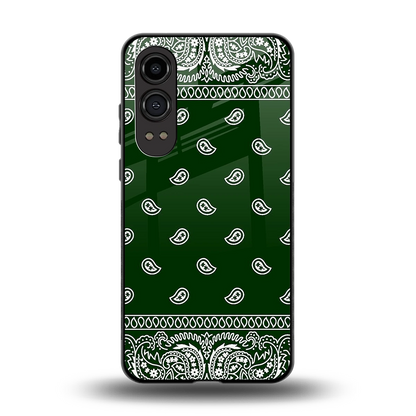 Paisley Green back phone cover | glass case for oneplus nord ce 4 lite