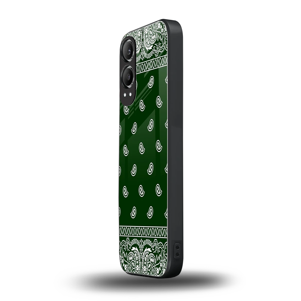 Paisley Green oneplus nord ce 4 lite mobile cover | shockproof glass phone case