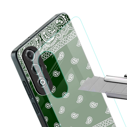 Paisley Green stylish phone case for oneplus nord ce 4 | glossy glass and slim fit