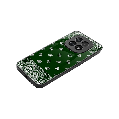 Paisley Green stylish phone case for oppo f29 5g | glossy glass and slim fit