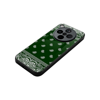 Paisley Green stylish phone case for oppo find x8 | glossy glass and slim fit