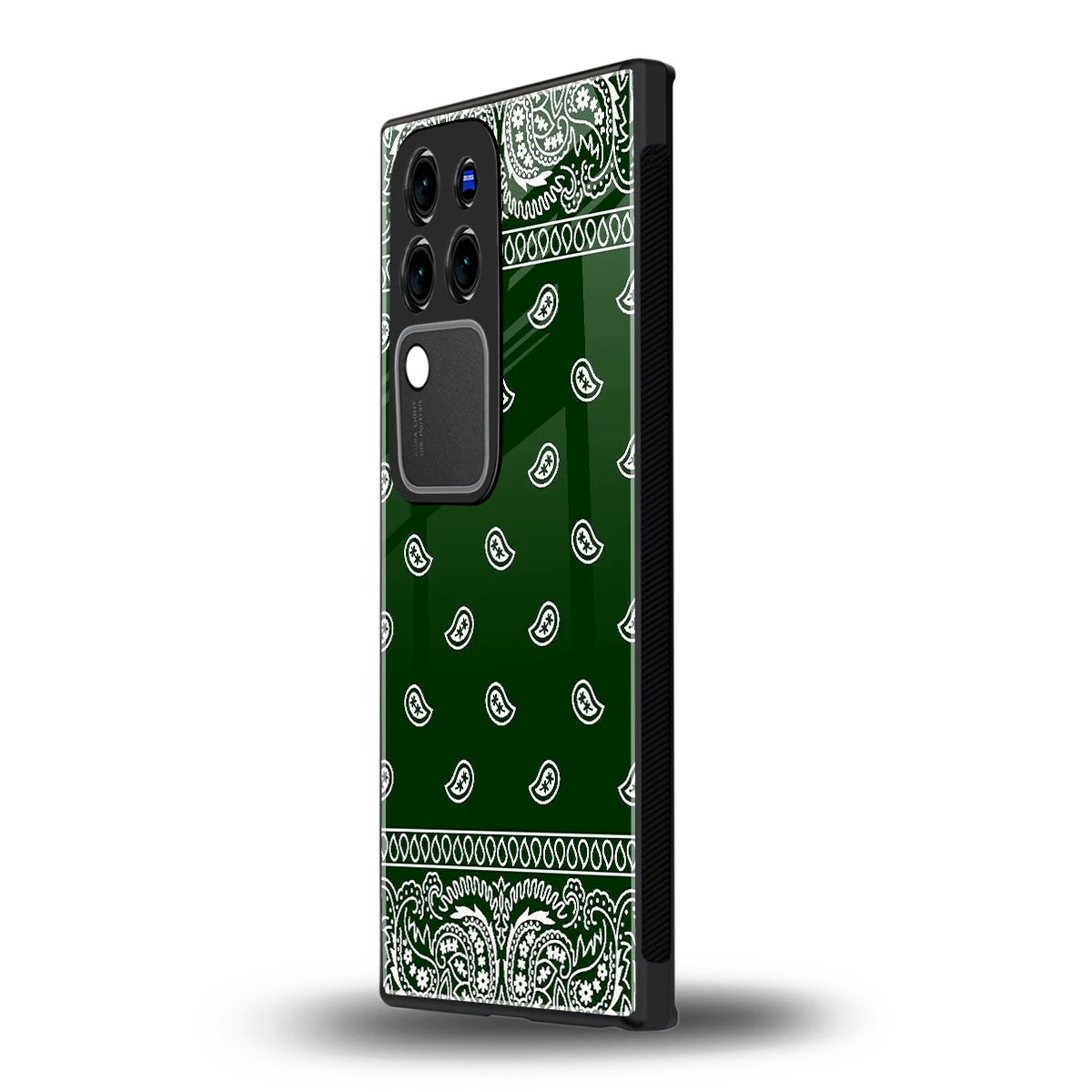 Paisley Greenvivo v30 pro mobile cover | shockproof glass phone case