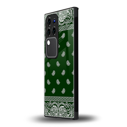 Paisley Greenvivo v30 pro mobile cover | shockproof glass phone case