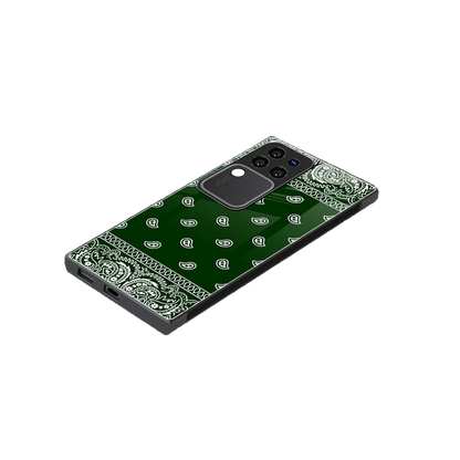 Paisley Green stylish phone case forvivo v30 pro | glossy glass and slim fit