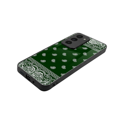 Paisley Green stylish phone case for redmi 15 5g | glossy glass and slim fit