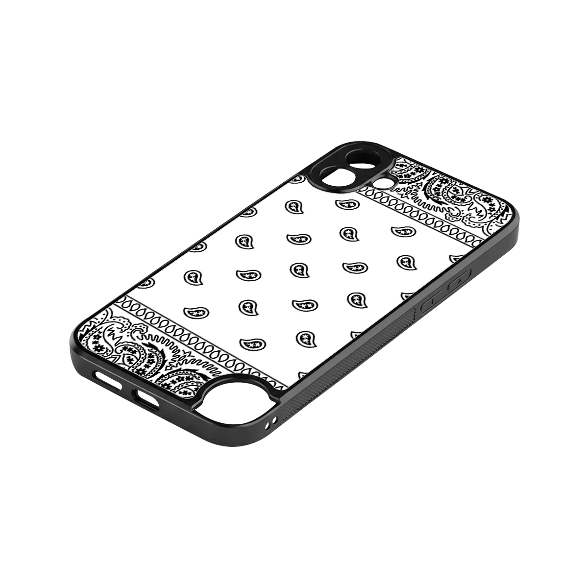 Paisley White stylish phone case for cmf nothing phone 1 | glossy glass and slim fit