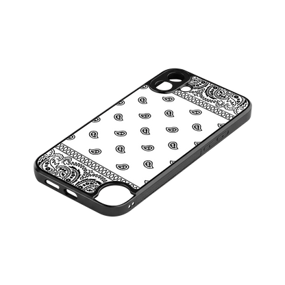 Paisley White stylish phone case for cmf nothing phone 1 | glossy glass and slim fit
