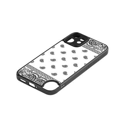 Paisley White stylish phone case for cmf nothing phone 2 pro | glossy glass and slim fit