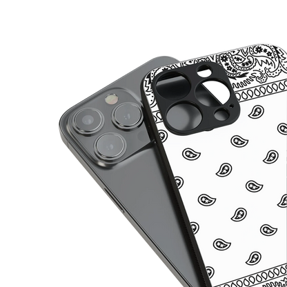 Paisley White Phone Case for Iphone 16 | Glass Case