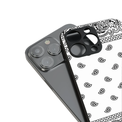 Paisley White stylish phone case for iphone 14 pro max | glossy glass and slim fit