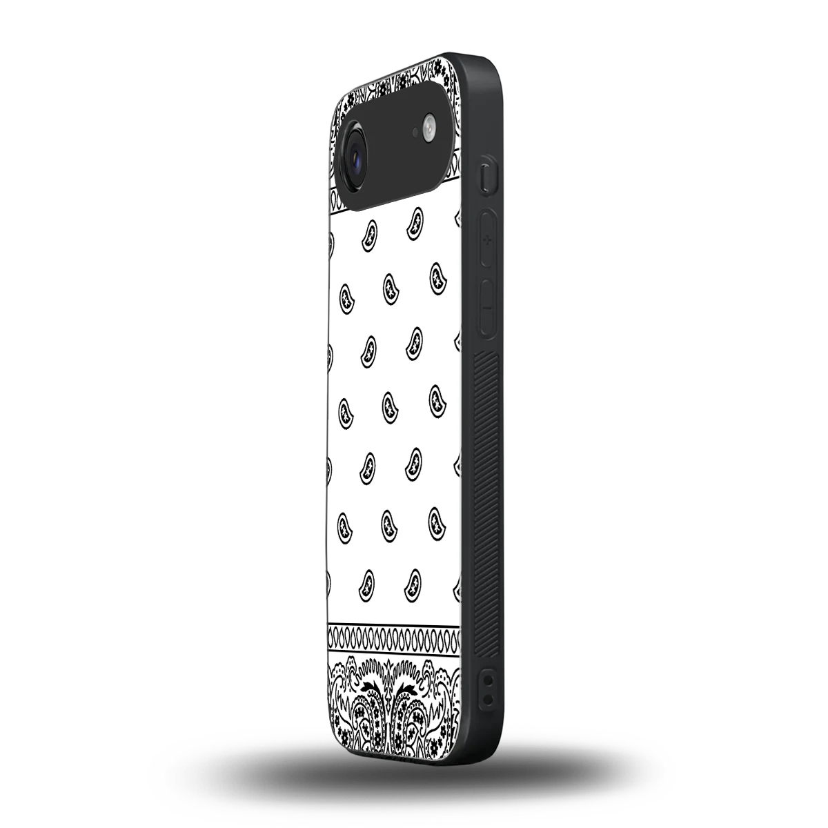 Paisley White iphone air mobile cover | shockproof glass phone case